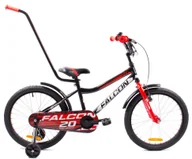 Rowery - Rower dziecięcy FALCON 20" czarno-czerwony - miniaturka - grafika 1