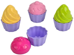 Androni foremki do piasku Babeczki, zestaw - Zabawki do piasku - miniaturka - grafika 4