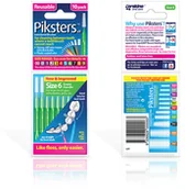 Szczoteczki międzyzębowe - Erskine Piksters Szczoteczki międzyzębowe - Rozmiar R6 zielone, 10 sztuk HIT! Szc000131 - miniaturka - grafika 1