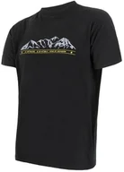 Pozostała odzież narciarska - Sensor Merino Active PT MOUNTAINS Mens T-Shirt Short Sleeves Czarny XXL 2018-2019 - miniaturka - grafika 1