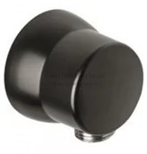 Słuchawki prysznicowe - Kludi Sirena przyłącze kątowe do węża czarny mat 630603900 - miniaturka - grafika 1