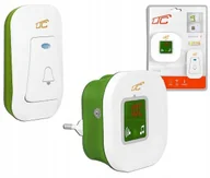 Dzwonki i gongi - Dzwonek Bezprzewodowy Radiowy Z Termometrem 120M - miniaturka - grafika 1