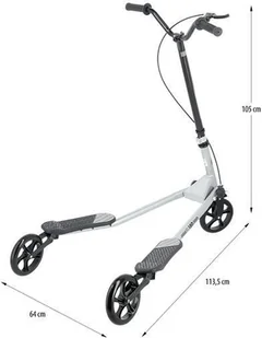 Nils Extreme FL180 BLACK-SILVER FLIKER HULAJNOGA - Hulajnogi - miniaturka - grafika 4