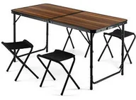 Meble turystyczne - Outtec Zestaw turystyczny składany dla 4 osób: stół + krzesła Outtec O-66052 - miniaturka - grafika 1