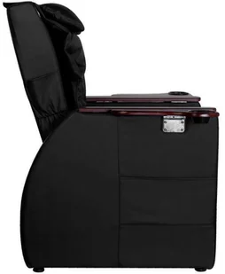 AZZURRO Fotel spa do pedicure z masażem pleców azzurro 101 czarny - Meble kosmetyczne - miniaturka - grafika 6