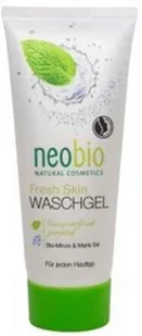 Neobio Żel do mycia twarzy z miętą i solą morską EKO 100ml Neobio 3302-9489C - Żele do mycia twarzy - miniaturka - grafika 2