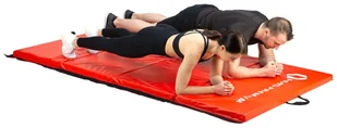 HMS Materac gimnastyczny składany 240 x 120 x 5 cm MGS01 czerwony 17-44-285 - Maty do ćwiczeń - miniaturka - grafika 20