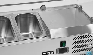 Yato WITRYNA CHŁODNICZA NADSTAWNA 7x1/4 GN YG-05322 - Szafy i witryny chłodnicze - miniaturka - grafika 2