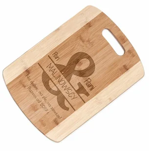 Murrano Deska bambusowa do krojenia z grawerem dla pary na ślub rocznicę p DSK-BMB3-039 - Deski do krojenia - miniaturka - grafika 35