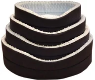 Legowiska dla psów - Robto Robto Legowisko Owal Poduszka EXX 9 grafit-jasny szary MS_15090 - miniaturka - grafika 1