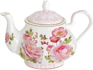 Dzbanki i imbryki - Nuova R2S Czajnik porcelanowy R2S Floral Damask 374 FLDA - miniaturka - grafika 1