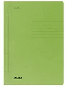 Teczki i skoroszyty - FALKEN Skoroszyt kartonowy Falken 100 szt. A4 zielony z metalową listwą zaciskową do zapełniania od góry lub od dołu. Wyprodukowano w Niemczech. Certyfikat Błękitny Anioł 80000375 - miniaturka - grafika 1