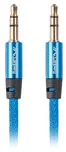 LANBERG LANBERG Kabel Premium Minijack Minijack M/M 3.5mm 1m niebieski + EKSPRESOWA 24H CA-MJMJ-10CU-0010-BL - Kable - miniaturka - grafika 3