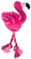 Zabawki dla psów - Zooplus Zabawka dla psa Flamingo z liną 2 sztuki - miniaturka - grafika 1