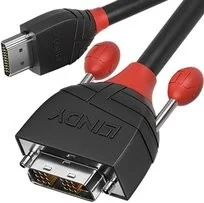 Lindy Kabel HDMI - DVI-D Black Line 36272, 2 m - Kable komputerowe i do monitorów - miniaturka - grafika 2