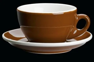 Cilio Roma - filiżanka do cappuccino, ze spodkiem, 0,1 l, brąz, CI-215052 - Filiżanki - miniaturka - grafika 2