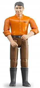 Bruder FIGURKA MĘŻCZYZNY W BRĄZOWYCH DŻINSACH 1:16 - 60007 - Figurki dla dzieci - miniaturka - grafika 4