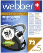 Worki do odkurzaczy - Webber Worek do odkurzacza 72 (5 sztuk) - miniaturka - grafika 1