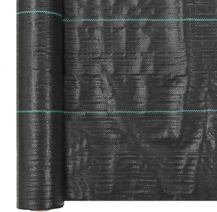 vidaXL Mata szkółkarska, agrotkanina PP, 2x50 m, czarna vidaXL - Agrowłókniny - miniaturka - grafika 3