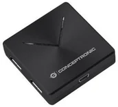 Huby USB - Conceptronic Conceptronics Conceptronics HUBBIES02B - Version 1 - hub - 4 ports USB hub - 4 - Czarny HUBBIES02B - miniaturka - grafika 1