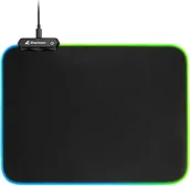 Podkładki pod mysz - Sharkoon Podkładka 1337 RGB V2 Gaming Mat 360 gaming mouse pad black 4044951029976 - miniaturka - grafika 1