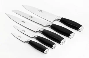 Gerlach 991A Deco Black komplet noży kuchennych 5 szt.) w bloku 5901035500006 - Noże kuchenne Gerlach 991A Deco Black komplet noży kuchennych 5 szt.) w bloku 5901035500006 - Noże kuchenne - miniaturka - grafika 2