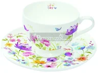 Filiżanki - Nuova R2S Easy life PORCELANOWE FILIŻANKI DO ESPRESSO - Polne Kwiaty (328 FLDC) - KOMPLET 2 Szt. - miniaturka - grafika 1