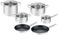 Zestawy garnków i patelni - Tefal Zestaw Cook Eat 10 szt B922SA55 - miniaturka - grafika 1