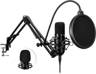 Mikrofony komputerowe - Connect IT mikrofon USB ze statywem stołowym ProMic CMI 9010 BK) - miniaturka - grafika 1