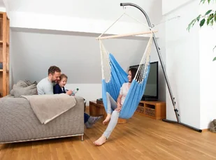 Amazonas Stojak do fotela hamakowego AMAZONAS Palmera, srebrny - Pozostałe meble ogrodowe - miniaturka - grafika 12