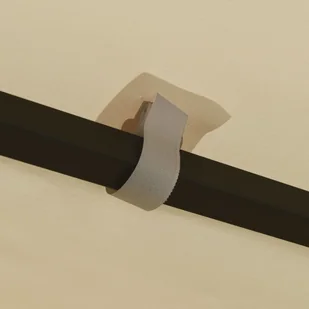 vidaXL Altana ze sznurem lampek, 3x3 m, kremowa! 3070320 - Altany ogrodowe - miniaturka - grafika 5