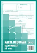 Druki akcydensowe - Emeko Tomecki I Płaczek S.k.a Druk Karta drogowa A5 Sm - 101 - miniaturka - grafika 1