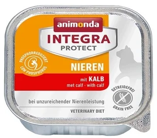 Animonda Integra Protect Nieren dla kota smak cielęcina tacka 16x100g - Mokra karma dla kotów - miniaturka - grafika 3