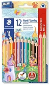 Przybory szkolne - STAEDTLER Staedtler trójkątny ołówek Noris Club Jumbo, 10 + 2 etui 128NC12P1 - miniaturka - grafika 1