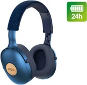 Słuchawki - The House of Marley House of Positive Vibration XL Denim (EM-JH141-BL) - miniaturka - grafika 1