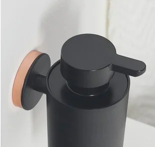 Tiger Urban Dozownik na mydło w płynie wiszący czarny 13160.3.07.46 - Wieszaki łazienkowe - miniaturka - grafika 2