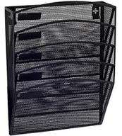 Półki na dokumenty - Grand Pojemnik na dokumenty naścienny GR080 czarny KA7142 - miniaturka - grafika 1