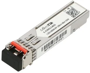 Mikrotik SFP CWDM 1.25Gbps SM LC Duplex 1590nm 40KM DDM S-C59DLC40D) S-C59DLC40D - Pozostałe akcesoria sieciowe - miniaturka - grafika 2