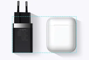 Baseus Super Si Pro szybka ładowarka USB / USB Typ C 30W Power Delivery Quick Charge biały CCSUPP-E02 - Ładowarki do telefonów - miniaturka - grafika 13