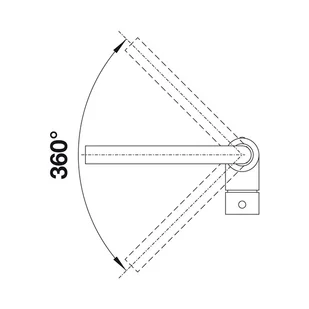 Blanco MILA chrom 519414 - Baterie wannowe i prysznicowe - miniaturka - grafika 4