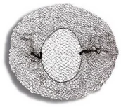 Pozostałe akcesoria fryzjerskie - Iza 3222/B siatka cienka czarna do włosów 3222/B - miniaturka - grafika 1