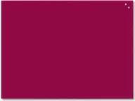 Tablice i flipcharty - NAGA Szklana tablica magnetyczna bordowa 60x80 cm 10320 10320 - miniaturka - grafika 1