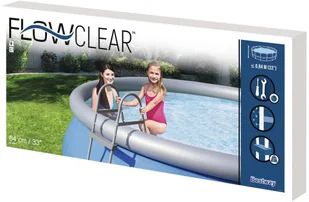 Bestway 2-stopniowa drabinka basenowa Flowclear, 84 cm vidaXL - Akcesoria do basenów - miniaturka - grafika 6