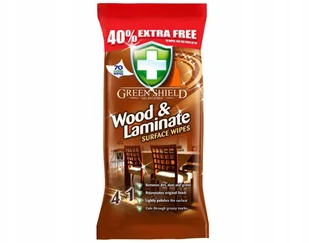 Green Shield Chusteczki nawilżane Wood&amp;Laminate 70 sztuk Do mebli 325-uniw - Inne artykuły czyszczące - miniaturka - grafika 2