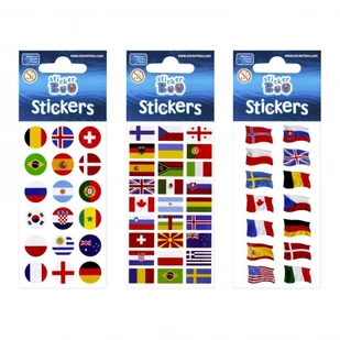 Euro-Trade Trade Naklejki 66x180 S-BOO Flagi państwowe 476944 - Zabawki kreatywne - miniaturka - grafika 2