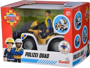 Strażak Sam quad policyjny z figurką - Samochody i pojazdy dla dzieci - miniaturka - grafika 4