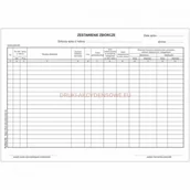 Druki akcydensowe - Firma krajewski Zestawienie zbiorcze spisów z natury / wersja elektroniczna [Pu/Gm-143e] Pu/Gm-143e - miniaturka - grafika 1