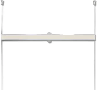 vidaXL Roleta plisowana, kremowa (50x150cm) - Rolety - miniaturka - grafika 4