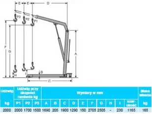 030 DOSTAWA GRATIS! 03064183 Żurawik warsztatowy przewoźny rama skręcana udźwig 2000 kg) 64183-uniw - Wyposażenie gospodarstwa rolnego 030 DOSTAWA GRATIS! 03064183 Żurawik warsztatowy przewoźny rama skręcana udźwig 2000 kg) 64183-uniw - Wyposażenie gospodarstwa rolnego - miniaturka - grafika 2