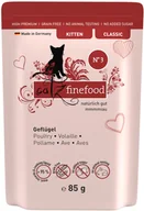 Mokra karma dla kotów - Catz Finefood Classic Kitten Nr 3 Drób 85g - miniaturka - grafika 1